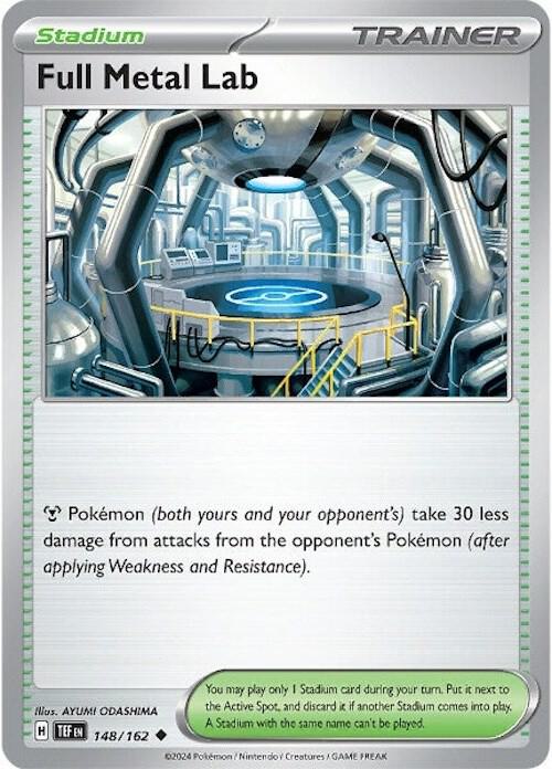 Full Metal Lab 148/162 Reverse Holofoil — Temporal Forces Pokémon card