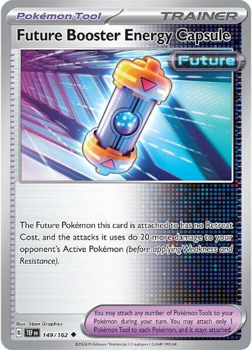Future Booster Energy Capsule 149/162 Reverse Holofoil — Temporal Forces Pokémon card