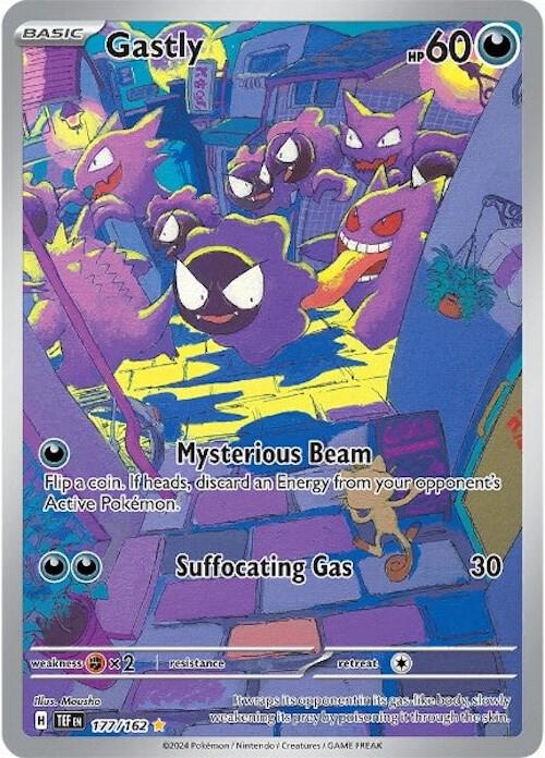 Pokemon - Temporal Forces - Gastly - 177/162 - Holofoil
