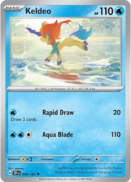 Pokemon - Temporal Forces - Keldeo - 044/162