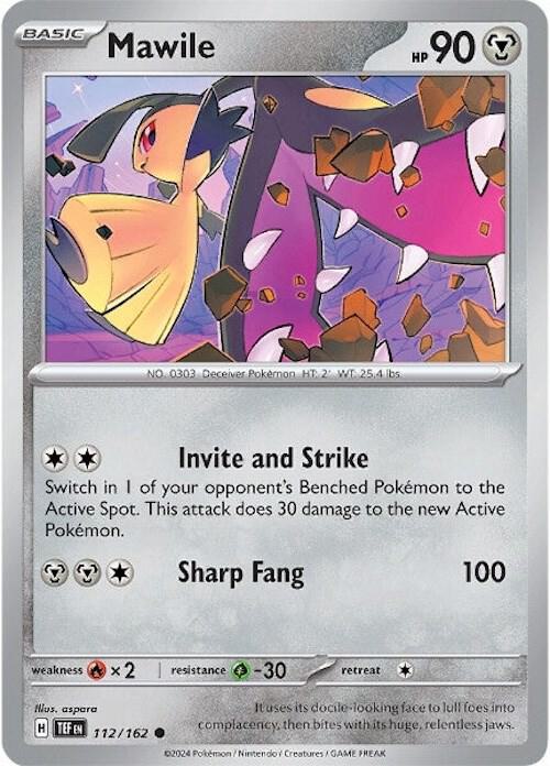 Mawile 112/162 — Temporal Forces Pokémon card