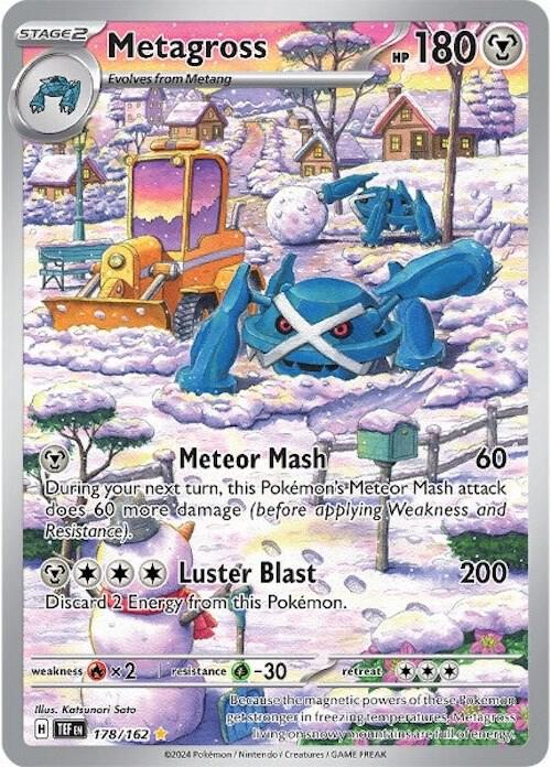 Metagross 178/162 Holofoil — Temporal Forces Pokémon card