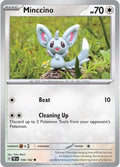 Minccino 136/162 Reverse Holofoil, Temporal Forces Pokémon card