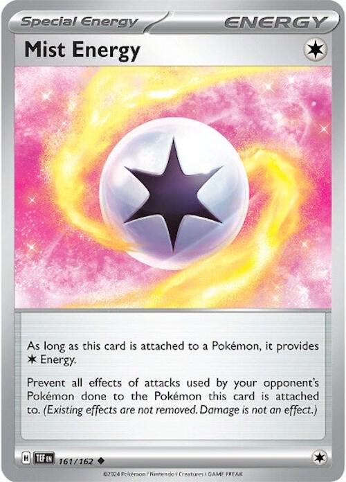 Mist Energy 161/162 Reverse Holofoil — Temporal Forces Pokémon card