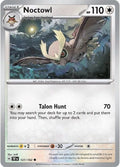 Noctowl 127/162 — Temporal Forces Pokémon card