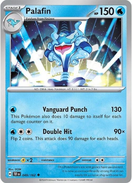 Palafin 049/162 Reverse Holofoil — Temporal Forces Pokémon card