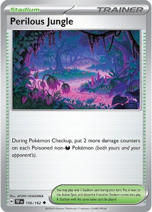 Perilous Jungle 156/162 Reverse Holofoil — Temporal Forces Pokémon card
