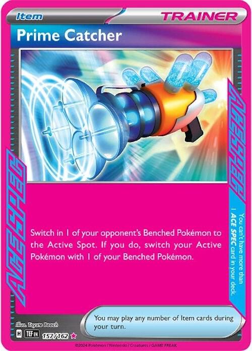 Prime Catcher 157/162 Holofoil — Temporal Forces Pokémon card