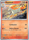 Rapidash 027/162 — Temporal Forces Pokémon card
