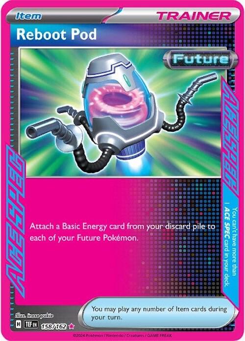 Reboot Pod 158/162 Holofoil — Temporal Forces Pokémon card