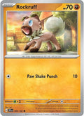 Rockruff 089/162 Reverse Holofoil — Temporal Forces Pokémon card