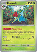 Roserade 009/162 Reverse Holofoil — Temporal Forces Pokémon card