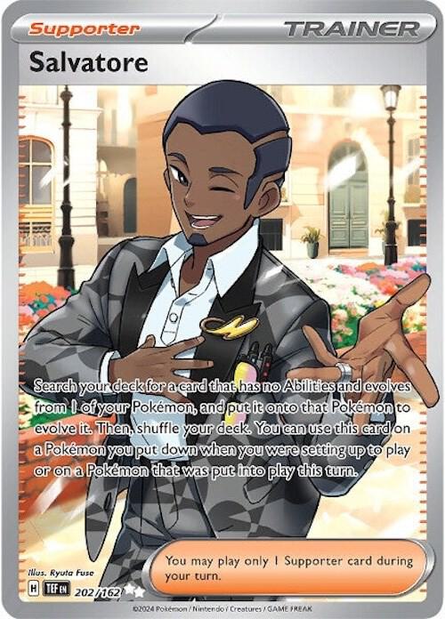 Salvatore 202/162 Holofoil — Temporal Forces Pokémon card