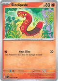 Sizzlipede 036/162 Reverse Holofoil — Temporal Forces Pokémon card