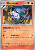 Chandelure 038/167 Holofoil — Twilight Masquerade Pokémon card