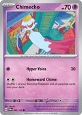 Chimecho 085/167 Reverse Holofoil — Twilight Masquerade Pokémon card