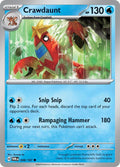 Crawdaunt 048/167 Reverse Holofoil — Twilight Masquerade Pokémon card