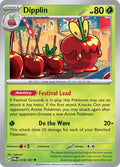 Dipplin 018/167 Reverse Holofoil — Twilight Masquerade Pokémon card