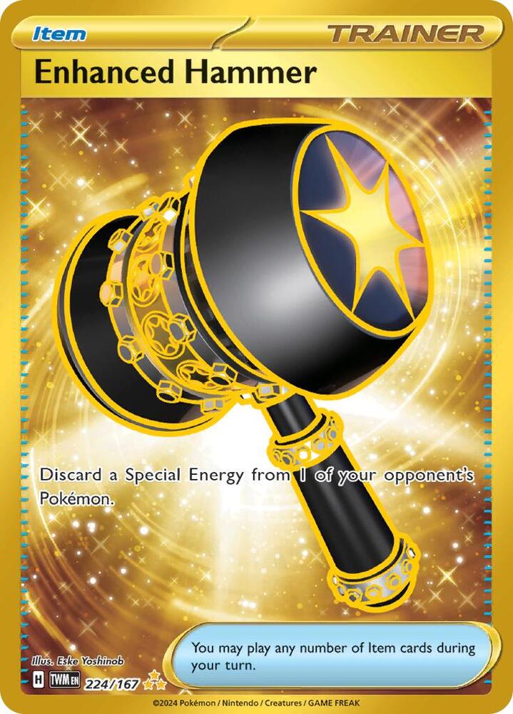 Enhanced Hammer 224/167 Holofoil — Twilight Masquerade Pokémon card