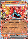 Hearthflame Mask Ogerpon ex 040/167 Holofoil — Twilight Masquerade Pokémon card