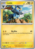 Luxio 067/167 Reverse Holofoil — Twilight Masquerade Pokémon card