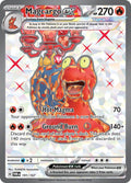 Magcargo ex 191/167 Holofoil — Twilight Masquerade Pokémon card