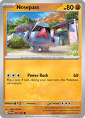 Nosepass 101/167 Reverse Holofoil — Twilight Masquerade Pokémon card