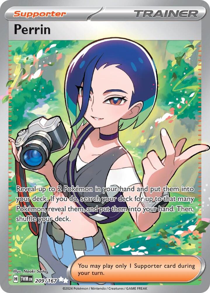 Perrin 209/167 Holofoil — Twilight Masquerade Pokémon card