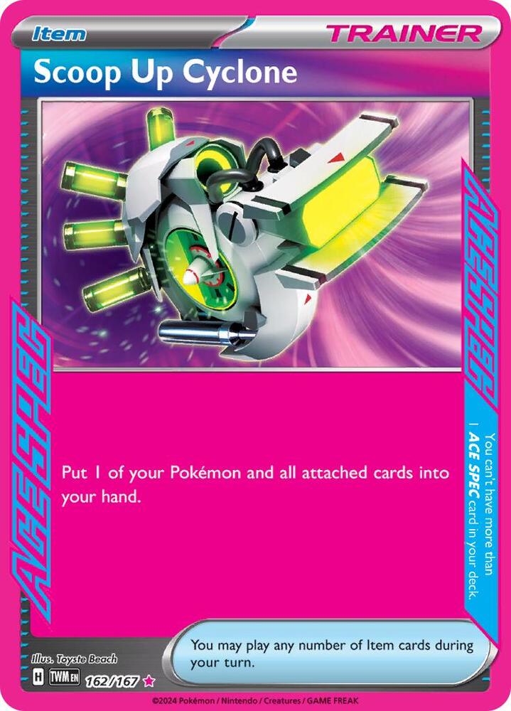 Scoop Up Cyclone 162/167 Holofoil — Twilight Masquerade Pokémon card