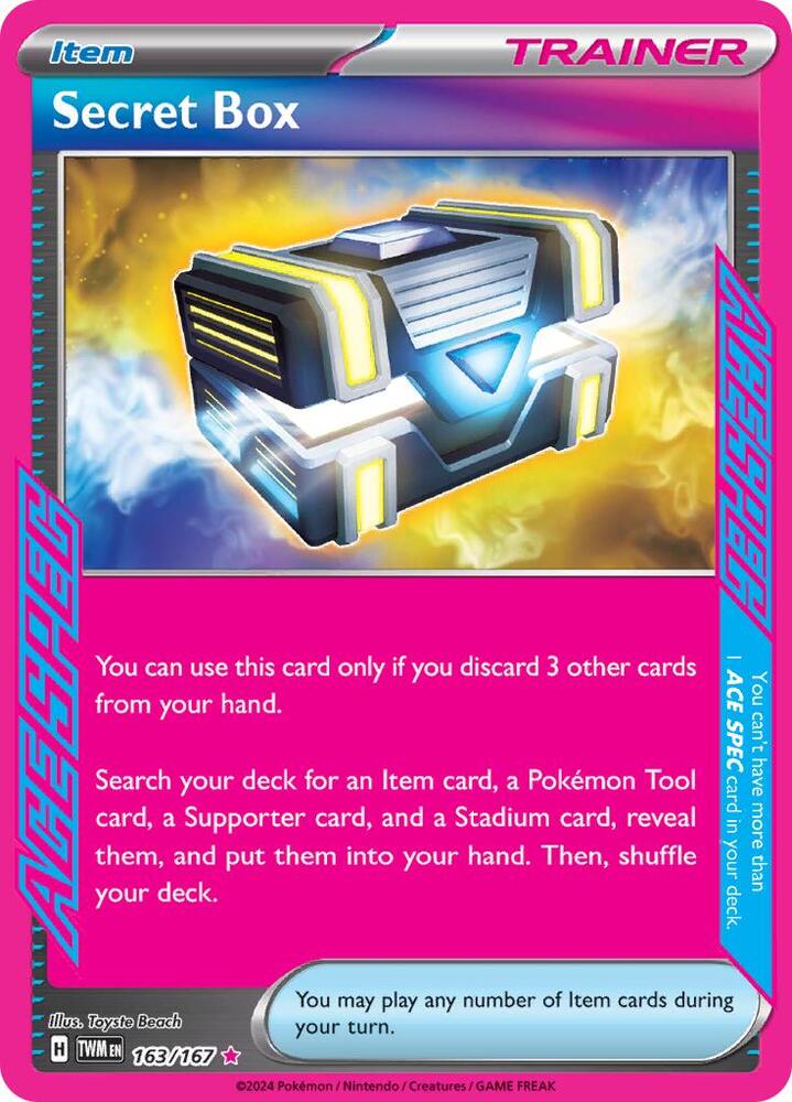 Secret Box 163/167 Holofoil — Twilight Masquerade Pokémon card