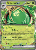 Sinistcha ex 023/167 Holofoil — Twilight Masquerade Pokémon card