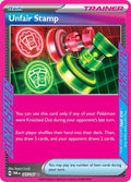 Unfair Stamp 165/167 Holofoil — Twilight Masquerade Pokémon card