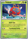 Volbeat 009/167 Reverse Holofoil — Twilight Masquerade Pokémon card