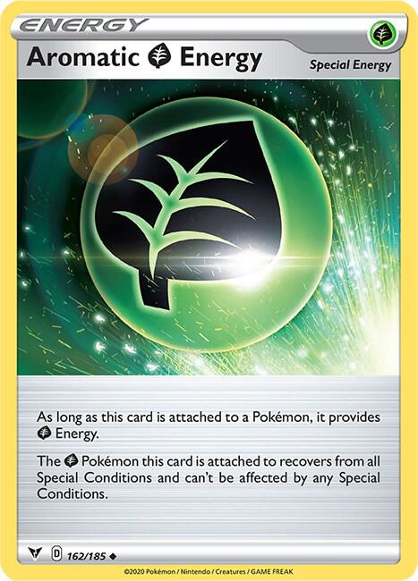 Aromatic Grass Energy 162/185 Reverse Holofoil — Vivid Voltage Pokémon card