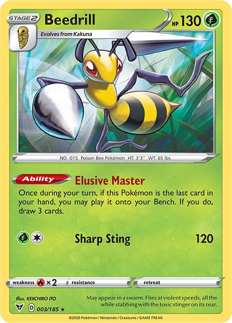 Pokemon - Vivid Voltage - Beedrill - 003/185