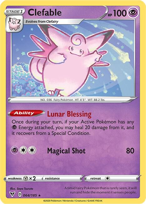 Pokemon - Vivid Voltage - Clefable - 064/185