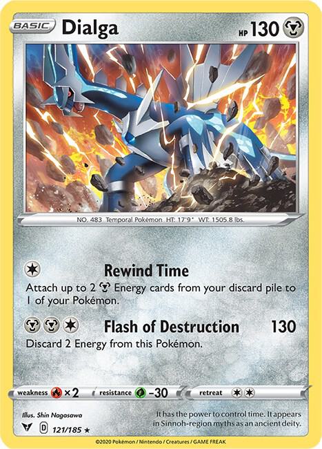 Pokemon - Vivid Voltage - Dialga - 121/185 - Holofoil
