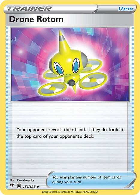 Drone Rotom 151/185 — Vivid Voltage Pokémon card