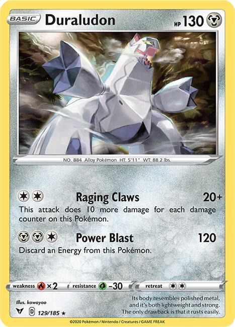 Pokemon - Vivid Voltage - Duraludon - 129/185 - Reverse Holofoil