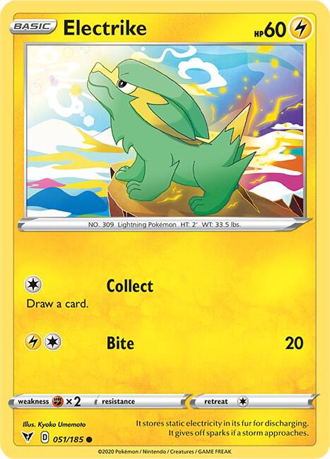 Pokemon - Vivid Voltage - Electrike - 051/185