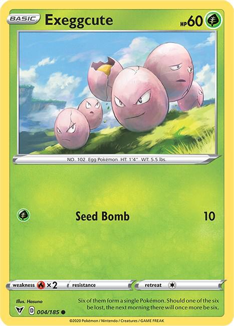 Pokemon - Vivid Voltage - Exeggcute - 004/185