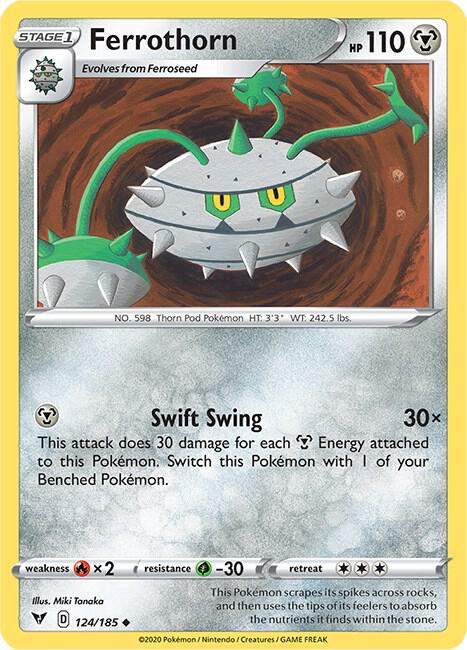 Pokemon - Vivid Voltage - Ferrothorn - 124/185