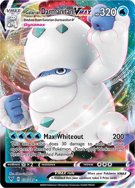 Pokemon - Vivid Voltage - Galarian Darmanitan VMAX - 037/185 - Holofoil