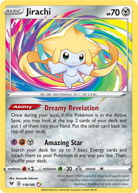 Pokemon - Vivid Voltage - Jirachi - 119/185 - Holofoil