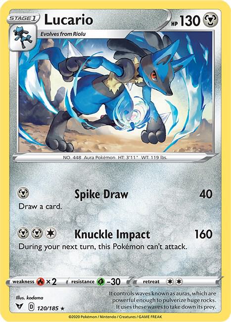 Pokemon - Vivid Voltage - Lucario - 120/185