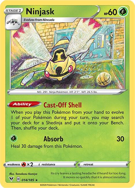 Pokemon - Vivid Voltage - Ninjask - 014/185