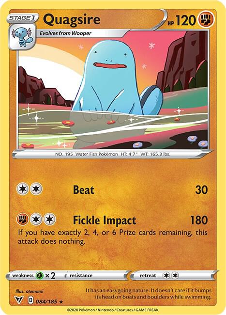 Pokemon - Vivid Voltage - Quagsire - 084/185