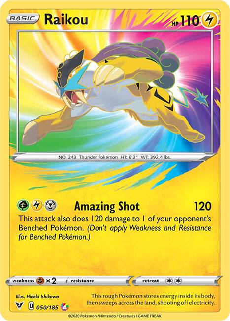 Pokemon - Vivid Voltage - Raikou - 050/185 - Holofoil