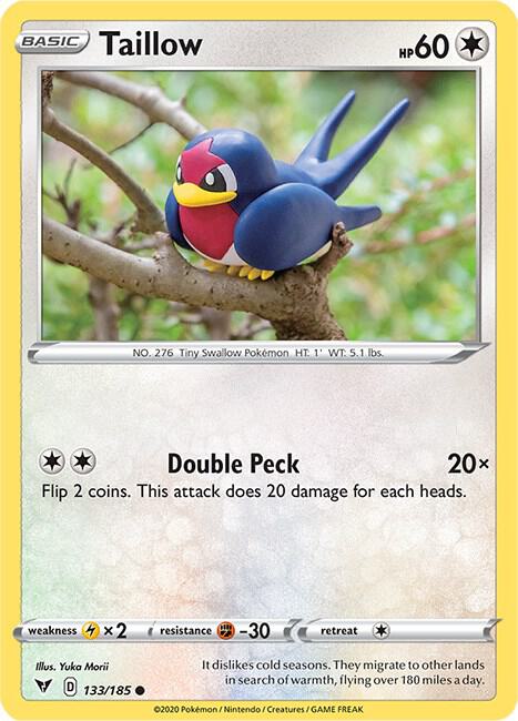 Pokemon - Vivid Voltage - Taillow - 133/185