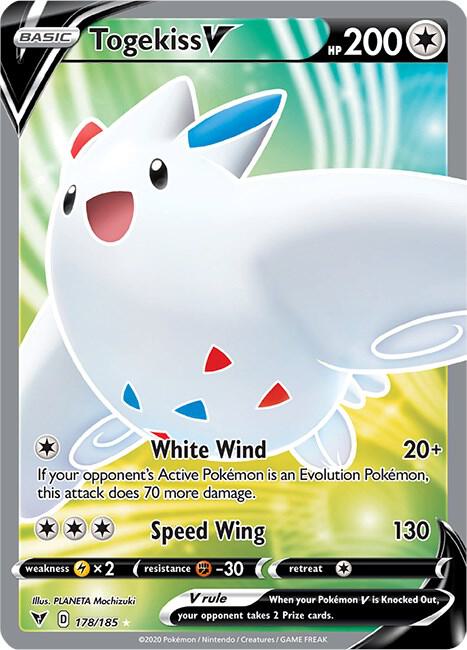 Pokemon - Vivid Voltage - Togekiss V - 178/185 - Holofoil